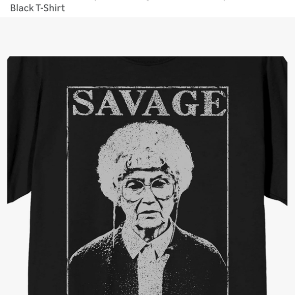 Golden Girls Savage Graphic Black T-Shirt - Picture 7 of 8